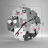 Wanduhr - Rund - Glasuhr - Kittys Tiere Illustration - Produktbild-Vorschau 3