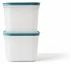TUPPERWARE Gefrier-Behälter 1,1 L weiß-blau hoch (2) Produktbild-Vorschau 1