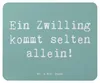 Mr. & Mrs. Panda Mouse Pad Spruch Zwillingsgeschwister Produktbild-Vorschau 1