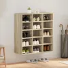 vidaXL Scarpiera in rovere Sonoma 77,5 x 30 x 83,5 cm Anteprima dell’immagine prodotto 2