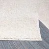 Shaggy Hochflor Teppich Wohnzimmer - 200x290 cm - Creme - Produktbild-Vorschau 6