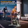 Heimtrainer Fahrrad für zu Hause – leises Fitnessbike mit Produktbild-Vorschau 8