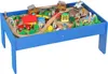 AIYAPLAY Spieltisch, 108-teiliges abnehmbares Eisenbahn-Set Produktbild-Vorschau 1