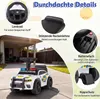 COSTWAY Voiture à pédales Police, véhicule à pédales avec Voir les images du produit 6