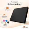 Balance Pad aus TPE-Schaum Schwarz 40x33x5 cm rutschfest Produktbild-Vorschau 2