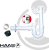 HAAS Kugelverschluss - Siphon für Waschtisch (1 1/4) - Produktbild-Vorschau 4