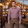 Trachtenhemd  für Lederhosen Langarm Trachtenmode mit Produktbild-Vorschau 7