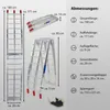TRUTZHOLM 1x Auffahrrampe Alu klappbar 180 cm Traglast 340 Produktbild-Vorschau 3