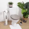 Sedile WC in MDF da 18 pollici, tinta unita, con fissaggi Anteprima dell’immagine prodotto 3