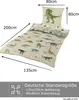SkyBrands Dinosaurier Kinderbettwäsche 135x200 cm – Dino Produktbild-Vorschau 14