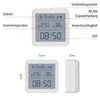 GoSmart Digitales Thermometer mit Hygrometer, Funk-Sensor, Datum, ZigBee EGS0101 Produktbild-Vorschau