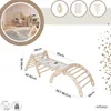 Set Klettergerüst indoor, Kletterdreieck mit rutsche aus Produktbild-Vorschau 2