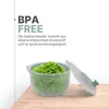 Salatschleuder Grün (2,7L Ø20cm) BPA-frei, 3in1 Produktbild-Vorschau 5