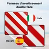 Wiltec Réflecteur de signalisation 2 en 1 – 50 x 50 cm – Voir les images du produit 4