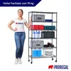 Gitterregal HADES mit Rollen & 6 Gitterböden | HxBxT Produktbild-Vorschau 6
