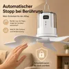 Camping Deckenventilator Akku 10800mAh LED Licht, tragbarer Produktbild-Vorschau 4