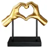 Gilde Skulptur, Herz, "Amour", Händemotiv, Kunstharz, Produktbild-Vorschau 1