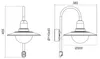 Trio Leuchten - Modern Vintage Außen Wandleuchte braun IP44 Produktbild-Vorschau 7