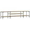 The Living Store TV-Schrank Sonoma-Eiche 201x35x45 cm Produktbild-Vorschau 3