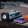 2000MAH Klein Handschüttel Radio,Multifunktions Solar Produktbild-Vorschau 5