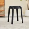 HOME DELUXE Hocker NIVO – Stapelbar, Schwarz (6er Set) | Produktbild-Vorschau 2