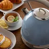Vintage Wasserkocher rund 1,7 L blau Produktbild-Vorschau 6