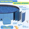 Faltbarer Pool für Hunde und Kinder 80 cm, ohne Aufblasen, Produktbild-Vorschau 8