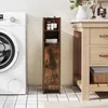 GOPLUS Badezimmerschrank schmal, Badschrank mit 3-stufig Produktbild-Vorschau 6