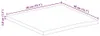 vidaXL Plateau de table 40x40x3,8 cm bord d'arbre bois Voir les images du produit 7