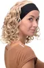 WIG ME UP Perücke Stirnband Blond-Mix Locken Schulterlang Produktbild-Vorschau 3