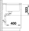 BLANCO SUBLINE 350/350-U, Schrankwaschbecken, Silgranit, Produktbild-Vorschau 6