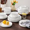 MALACASA, 24 pcs. service de table en porcelaine avec Voir les images du produit 3