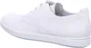 A side view of a white leather sneaker. Produktbild-Vorschau