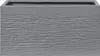 BELIANI Blumentopf Grau 60x29x30 cm Lehm-Faser-Mischung und Produktbild-Vorschau 1