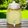 Słój Szklany z Kranikiem 5L na Lemoniadę Beczka Wieczkiem Podgląd zdjęcia produktu 2