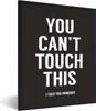 MuchoWow® Gerahmtes Poster Das kannst du nicht anfassen - Produktbild-Vorschau 1