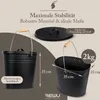 Wiadro na popiół KaminoFlam z pokrywą | 15 litrów | owalne Podgląd zdjęcia produktu 9
