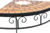 Close-up of a corner mosaic table with a star pattern. Produktbild-Vorschau