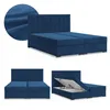 Boxspringbett 140x200 mit 2 Bettkästen Kontinentales Bett Produktbild-Vorschau 1