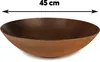 Pflanzschale für draußen Dekoschale rund Rost-Optik 45 cm Produktbild-Vorschau 3
