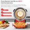 YASHE Elektrischer Pizzaofen QL31W, 400 °C, 1200 W, 30 cm Produktbild-Vorschau 2