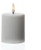 LED Mini Kerze/Grabkerze - H: 10cm/D: 6,1cm - Timer/Sensor Produktbild-Vorschau 2