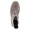 A top-down view of a beige lace-up boot. Produktbild-Vorschau