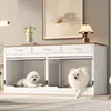 Trasportino per cani, struttura in legno e metallo, per 2 Anteprima dell’immagine prodotto 4
