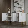 OKWISH Buffet 3 Portes avec Étagères Réglables, Meuble de Voir les images du produit 1