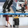 Jopassy nákupní vozík Skládací nákupní vozík s robustní Náhled obrázku produktu 7