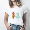 Mr. & Mrs. Panda T-Shirt Nachtfalter Schneemann - Weiß - Produktbild-Vorschau 3