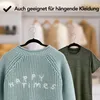 Brixy 20 Kleiderbügel – Hosenbügel – Samt – Mit Klammern – Produktbild-Vorschau 5