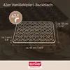 Zenker Vanillekipferl Backblech 3er Set  Jede Backform Produktbild-Vorschau 4
