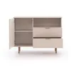 Komoda NUBIA NB-01 w Stylu LOFT 2 Szuflady 1 Drzwiczki Podgląd zdjęcia produktu 3